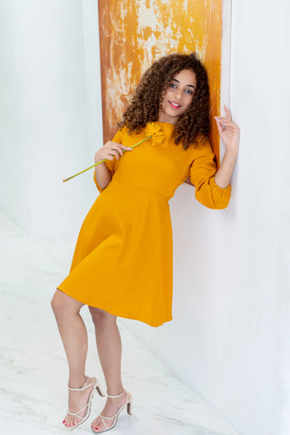 MELINA BACK OPEN MINI DRESS