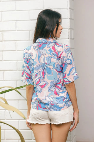 ASHLEY SHORTSLEEVE FLORAL TOP