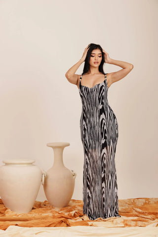LORENA HEARTNECK MAXI DRESS
