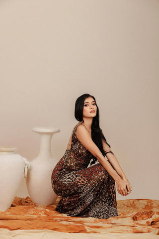 KENDALL MERMAID CURVE MAXI DRESS